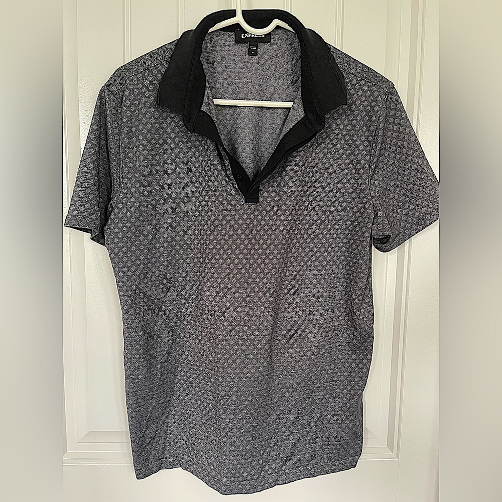 Men’s Grey Polo from Express Size M